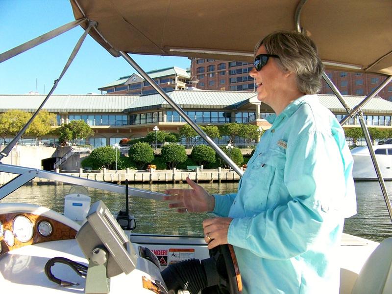 Terry Modica boating