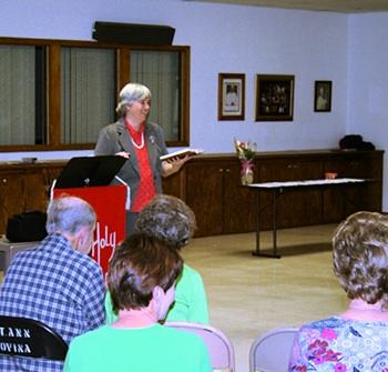 Terry leading a parish retreat