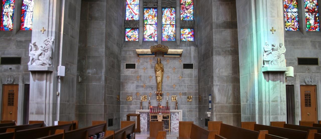 interior of cathedral